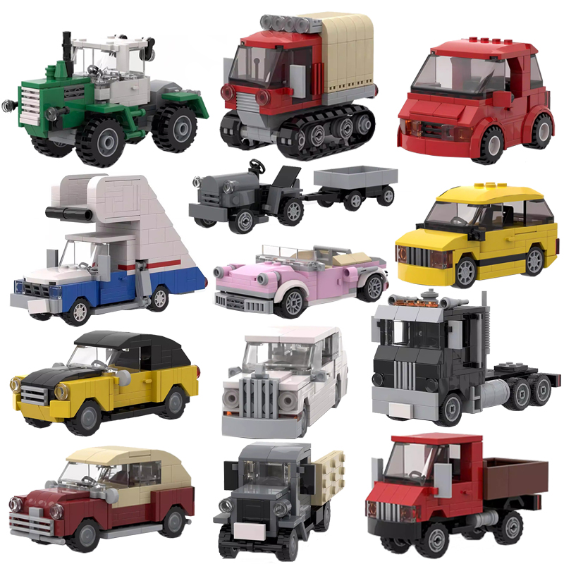 Victor Racket Jetspeed - MOC City Mini Coche, Tractor, Moto