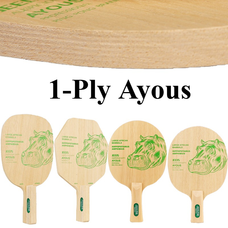 Table Tennis Paddle - JEELS Green Hippo - Pala de