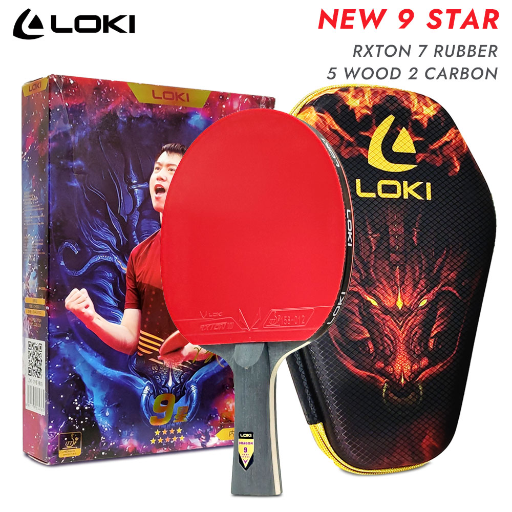 Table Tennis Zhang Jike - Raqueta de tenis de mesa LOKI