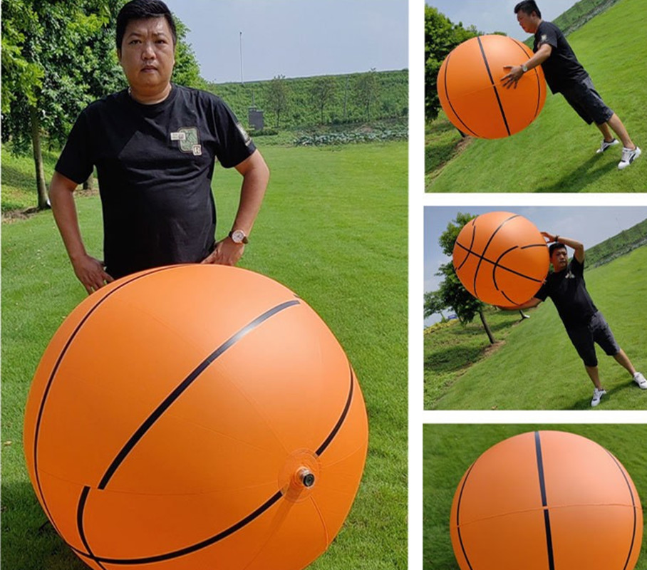 Table Tennis Zhang Jike - Globo inflable de 60-100cm, baloncesto de