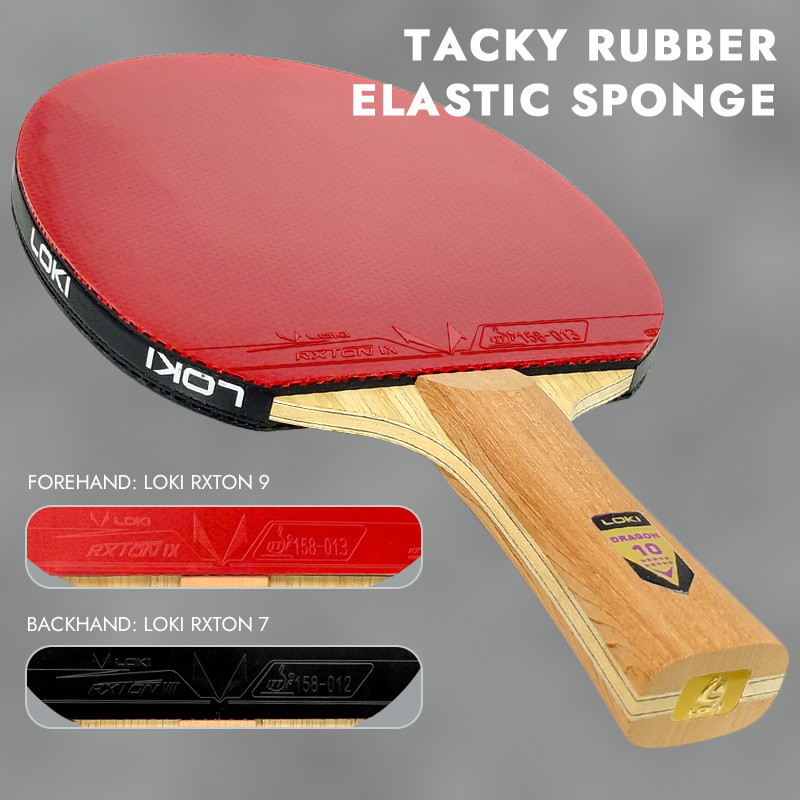 Raqueta de tenis de mesa LOKI  - Table Tennis Zhang Jike reseña y precio