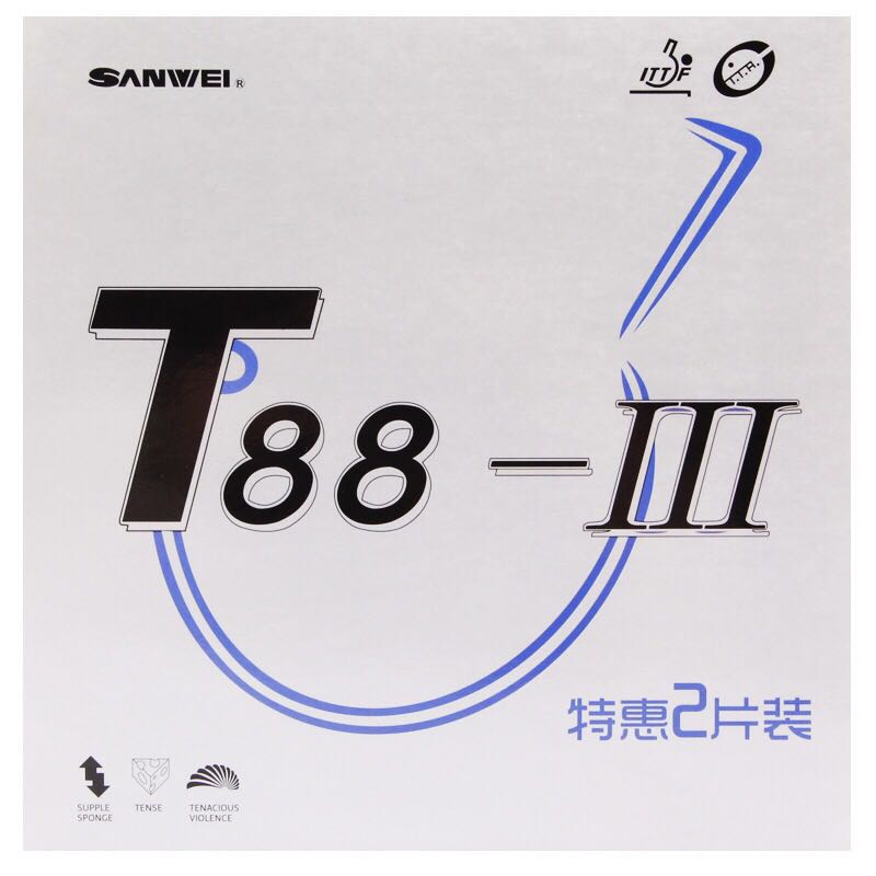 1 rojo 1 negro Original SANWEI - Table Tennis Xiom Rubber reseña y precio