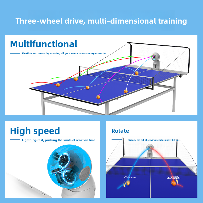 Máquina de servicio de tenis d - Table Tennis Table reseña y precio