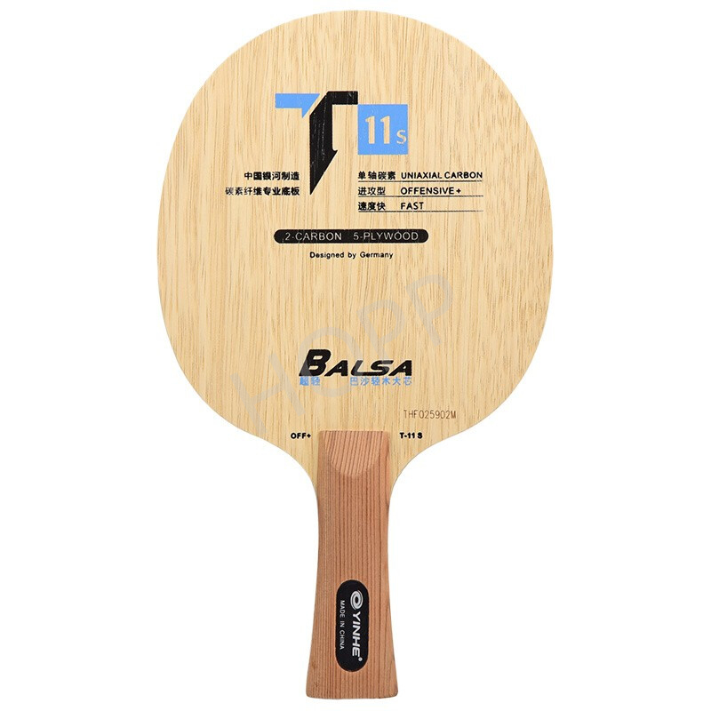 YINHE T-11 T11S (balsa de carb - Xiom Blade Table Tennis reseña y precio