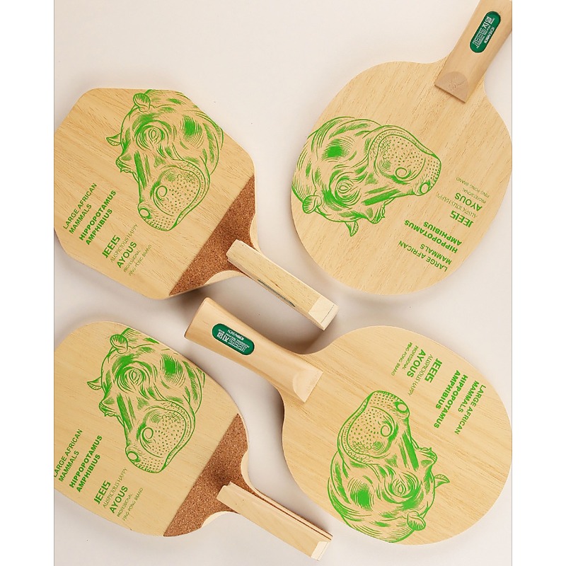 JEELS Green Hippo - Pala de Te - Table Tennis Paddle reseña y precio