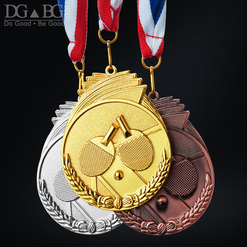 Medalla de Ping-Pong, oro, pla - Table Tennis Japan reseña y precio