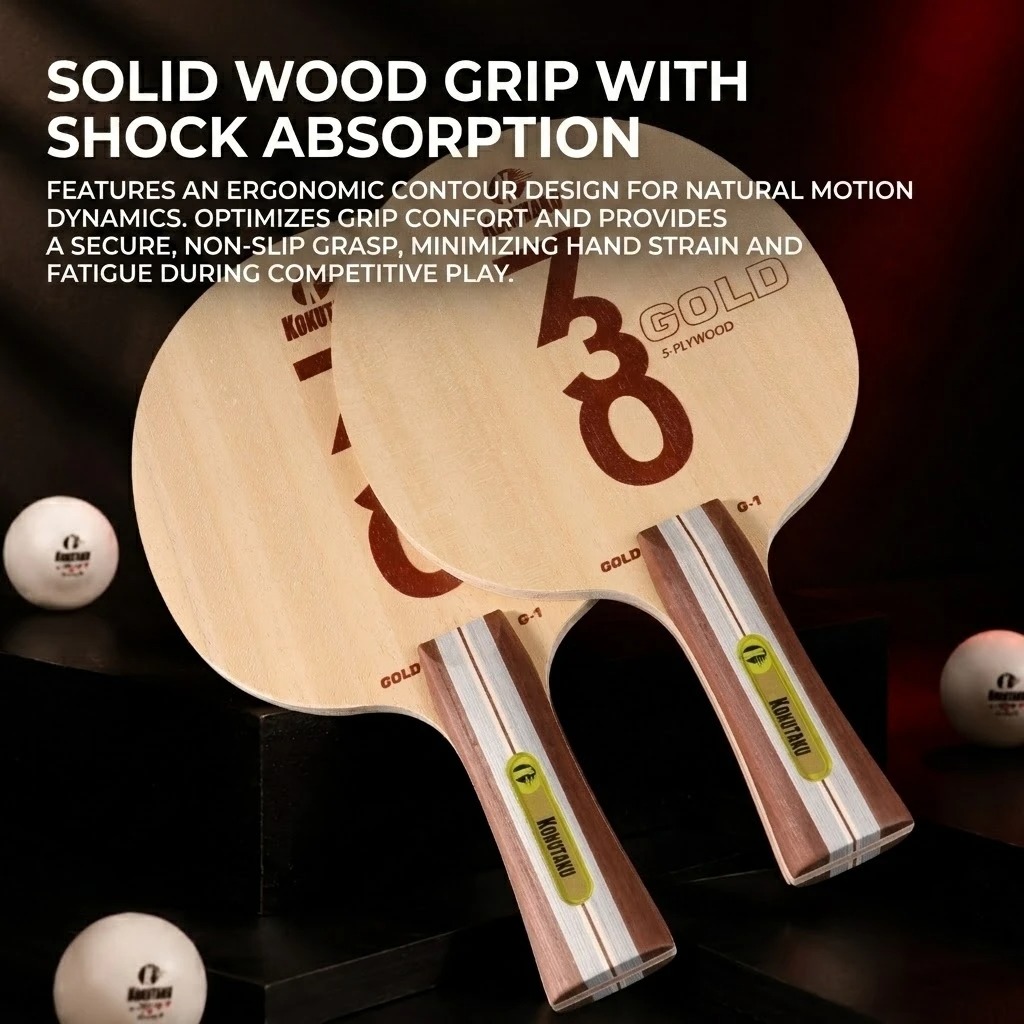 Pala de tenis de mesa Kokutaku - Table Tennis Racket reseña y precio