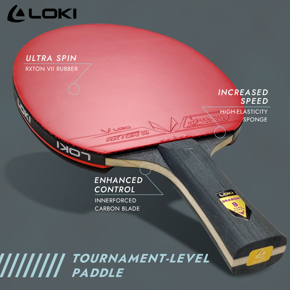 Raqueta de tenis de mesa LOKI  - Table Tennis Zhang Jike reseña y precio