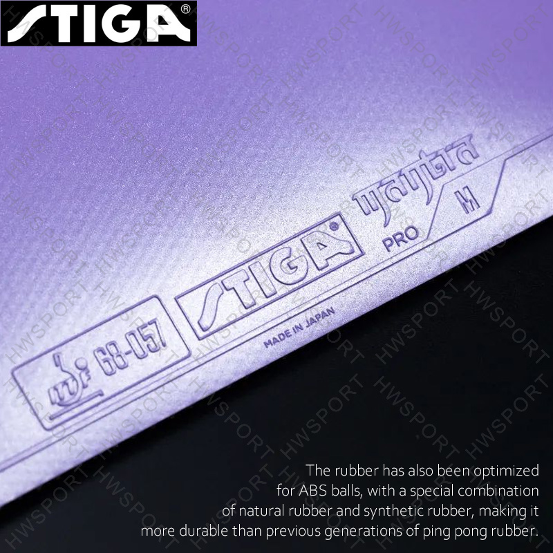 STIGA Mantra Pro, goma colorid - Table Tennis Japan reseña y precio
