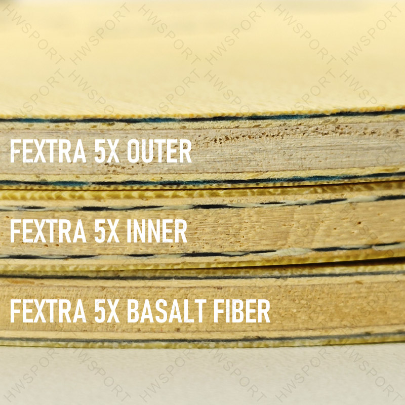 SANWEI FEXTRA 5X hoja de tenis - Xiom Blade Table Tennis reseña y precio