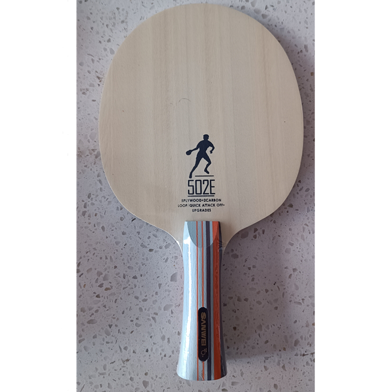 SANWEI CC 502E 5 capas de made - Xiom Blade Table Tennis reseña y precio