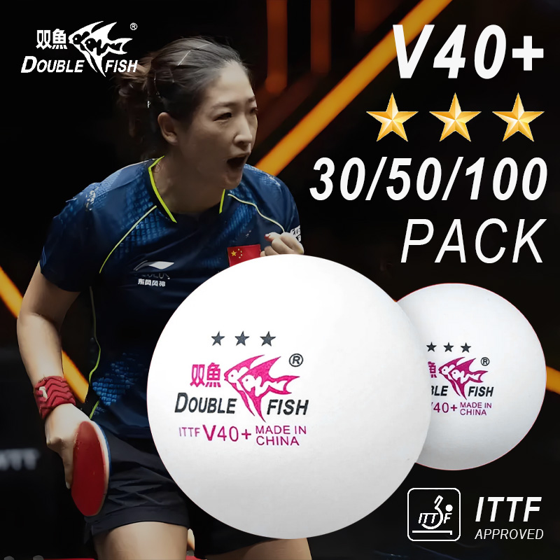 DOUBLE FISH 3 Star V40+ 30/50/ - Table Tennis Video Game reseña y precio