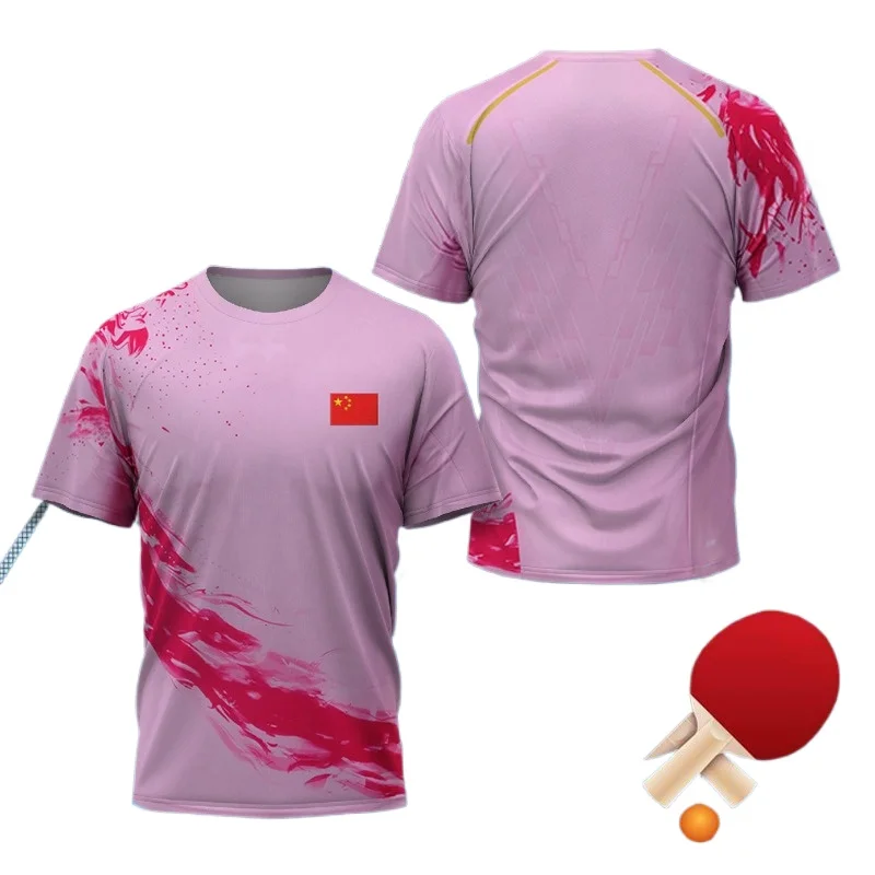 Camiseta con gráfico de tenis  - Table Tennis Zhang Jike reseña y precio