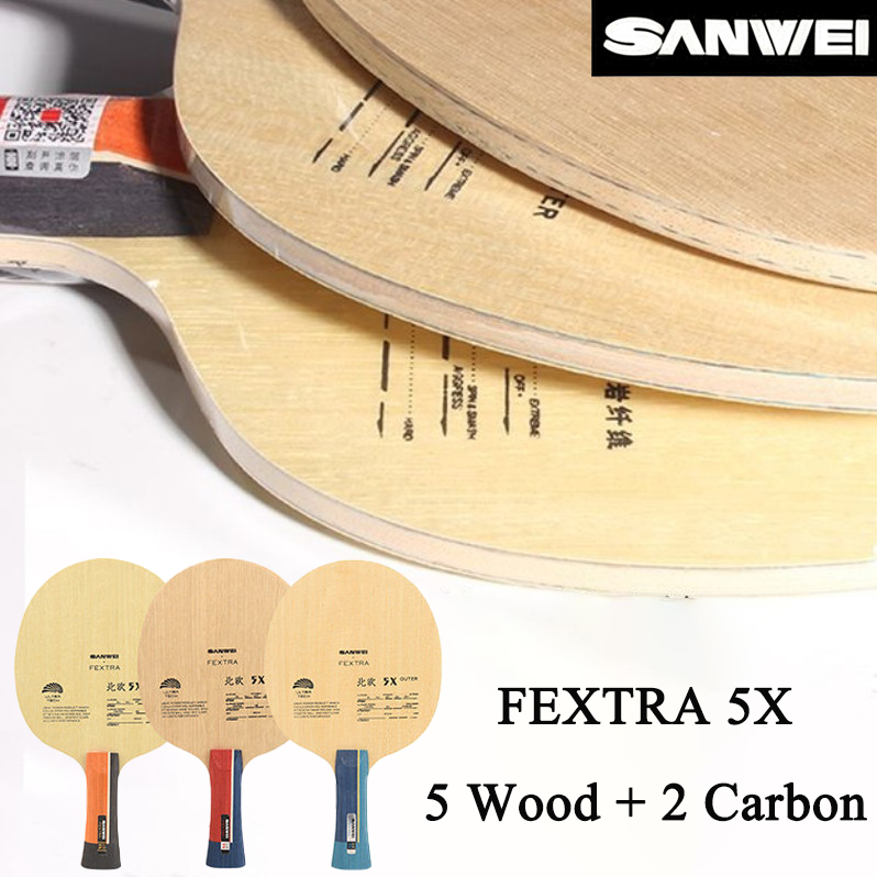 SANWEI FEXTRA 5X - Pala de Ten - Table Tennis Paddle reseña y precio